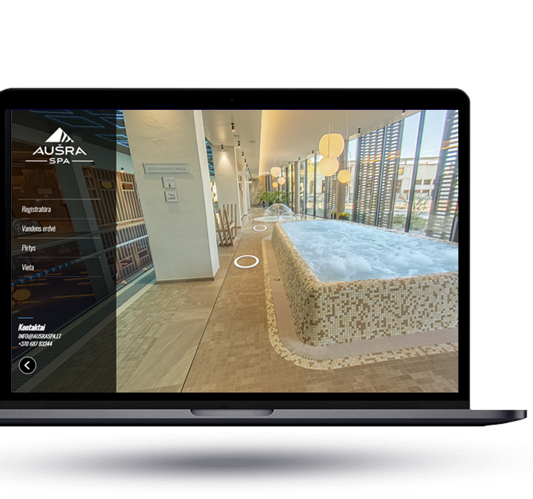 poilsio sektoriaus 3d turas